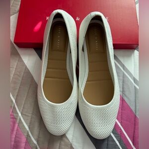 Kelly & Katie Cream Flats